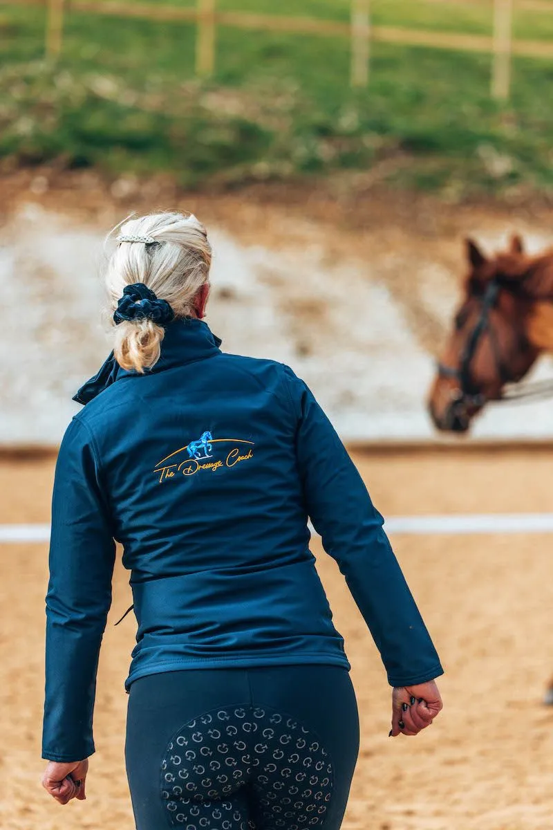 Maddi Burchell coaching dressage riders